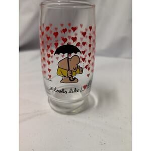 Vintage Hello world! Ziggy 1979 Tom Wilson Glass 5.5”